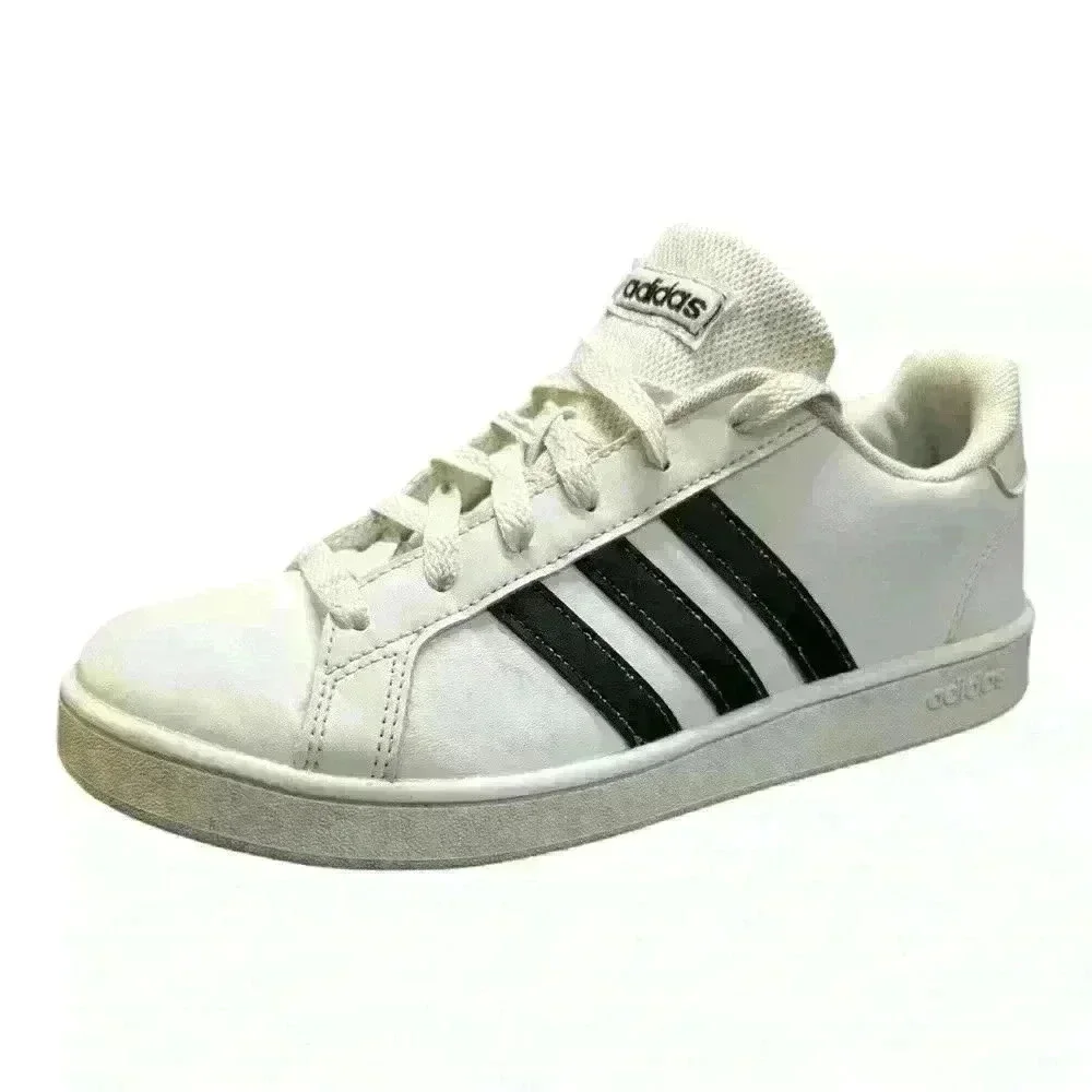 Adidas Grand Court Men Running, walking white shoes size 5 (Women’s size 6)